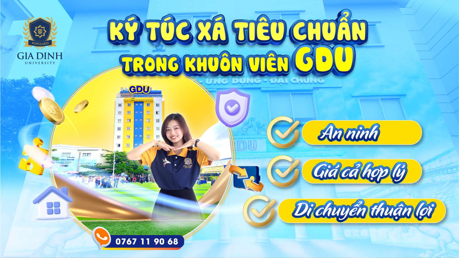 Ký túc xá hiện đại dành cho sinh viên