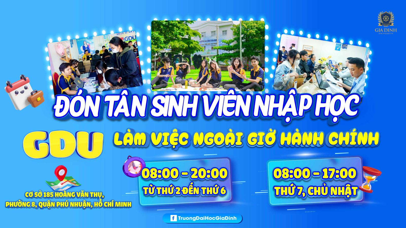Ngày giờ làm thủ tục nhập học