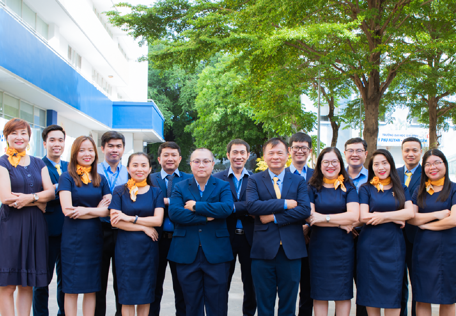 Sinh viên ngành truyền thông tích hợp tham gia hoạt động ngoại khóa